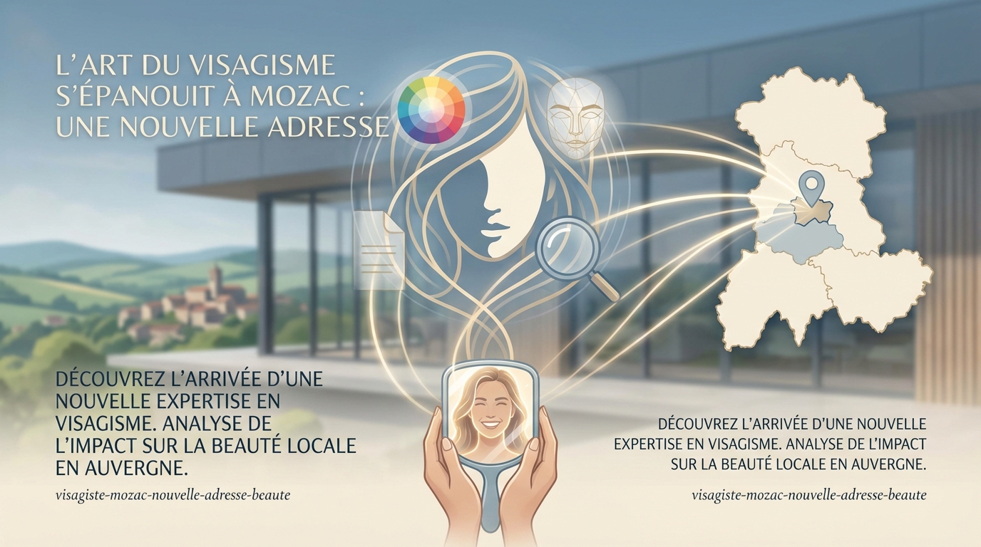 L'Art du Visagisme S'épanouit à Mozac : Une Nouvelle Adresse